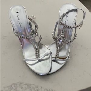 Silver heels